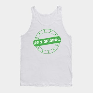 100 % Original Stamp Icon Tank Top